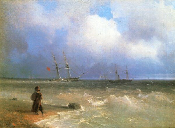 Seashore by Ivan Aivazovsky