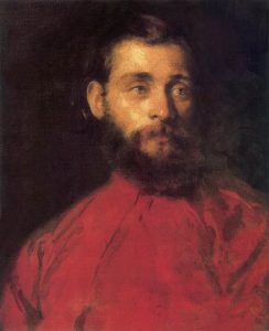 Self-Portrait by Karoly Brocky - hand-painted oil reproduction
