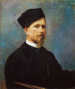 Self-Portrait by Peter Nicolai Arbo - hand-painted oil reproduction