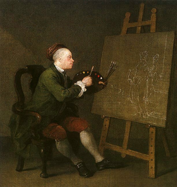 Self-Portrait At The Easel