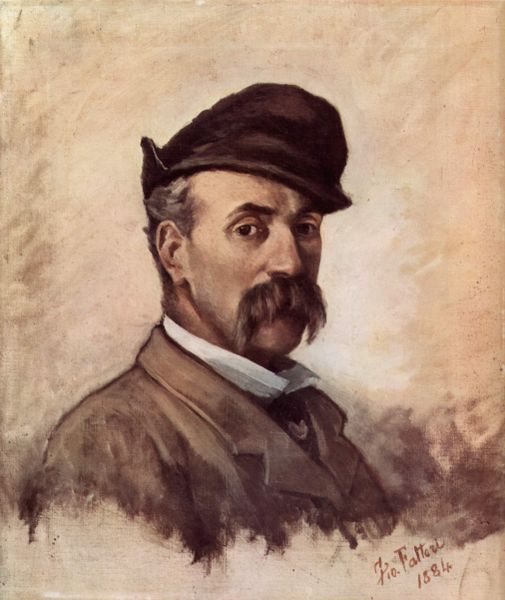 Self-Portrait at Age 50 by Giovanni Fattori