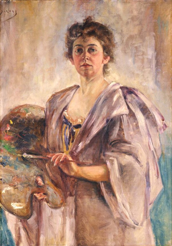 Self-Portrait in Painting Robe by Alice Pike Barney
