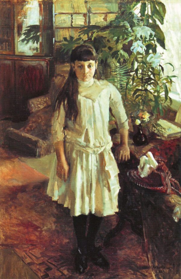 Portrait Of Sissi Serlachius by Akseli Gallen-Kallela