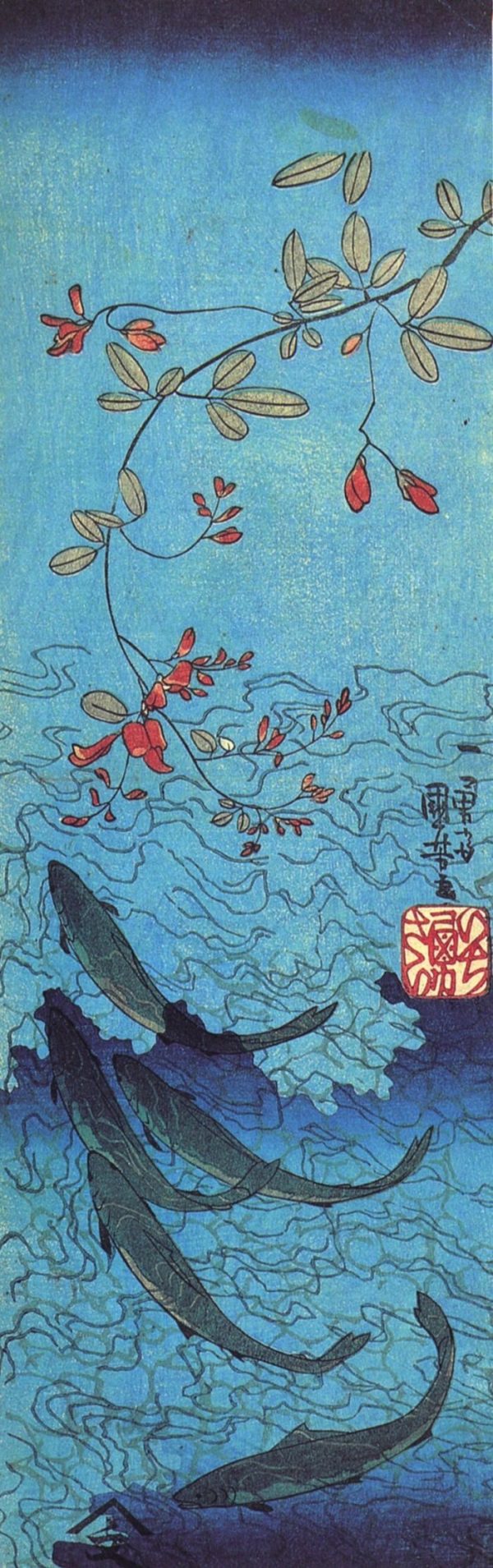 Sharks by Utagawa Kuniyoshi
