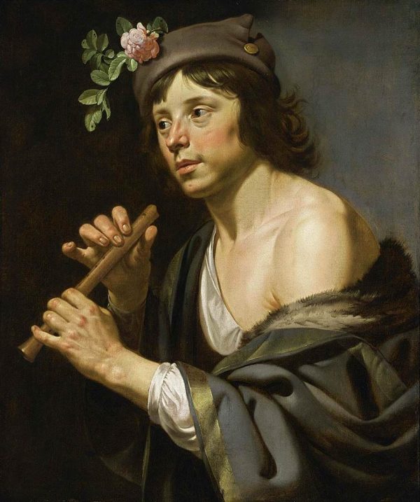 Shepherd Holding a Flute by Jan van Bijlert