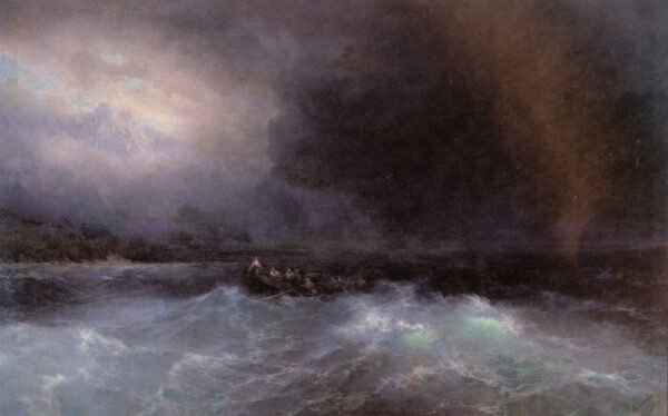 Ship at Sea by Ivan Aivazovsky