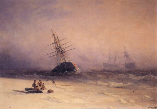 Shipwreck on the Black Sea by Ivan Aivazovsky