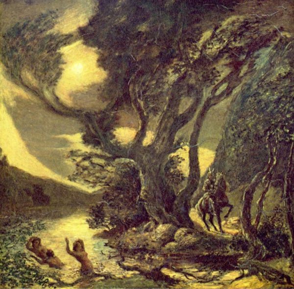 Siegfried and the Rhine Maidens by Albert Pinkham Ryder