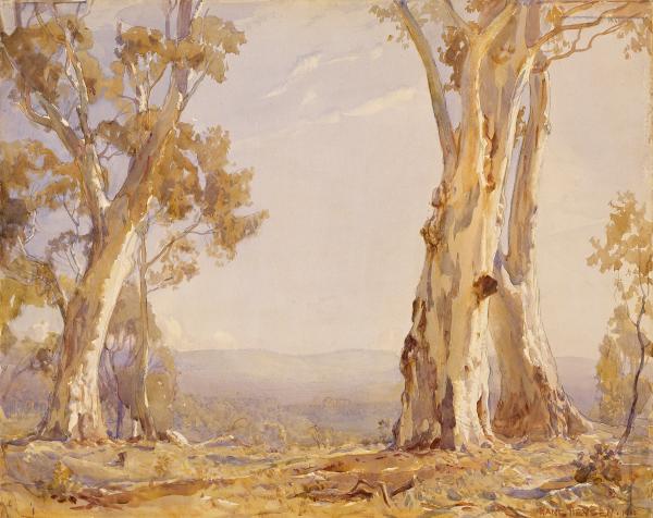 Silver and Grey by Hans Heysen