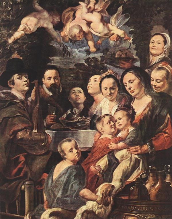 Self-Portrait Among Parents, Brothers, and Sisters by Jacob Jordaens