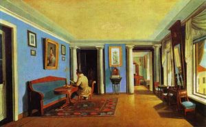 Sitting-Room by Kapiton Zelentsov - hand-painted oil reproduction