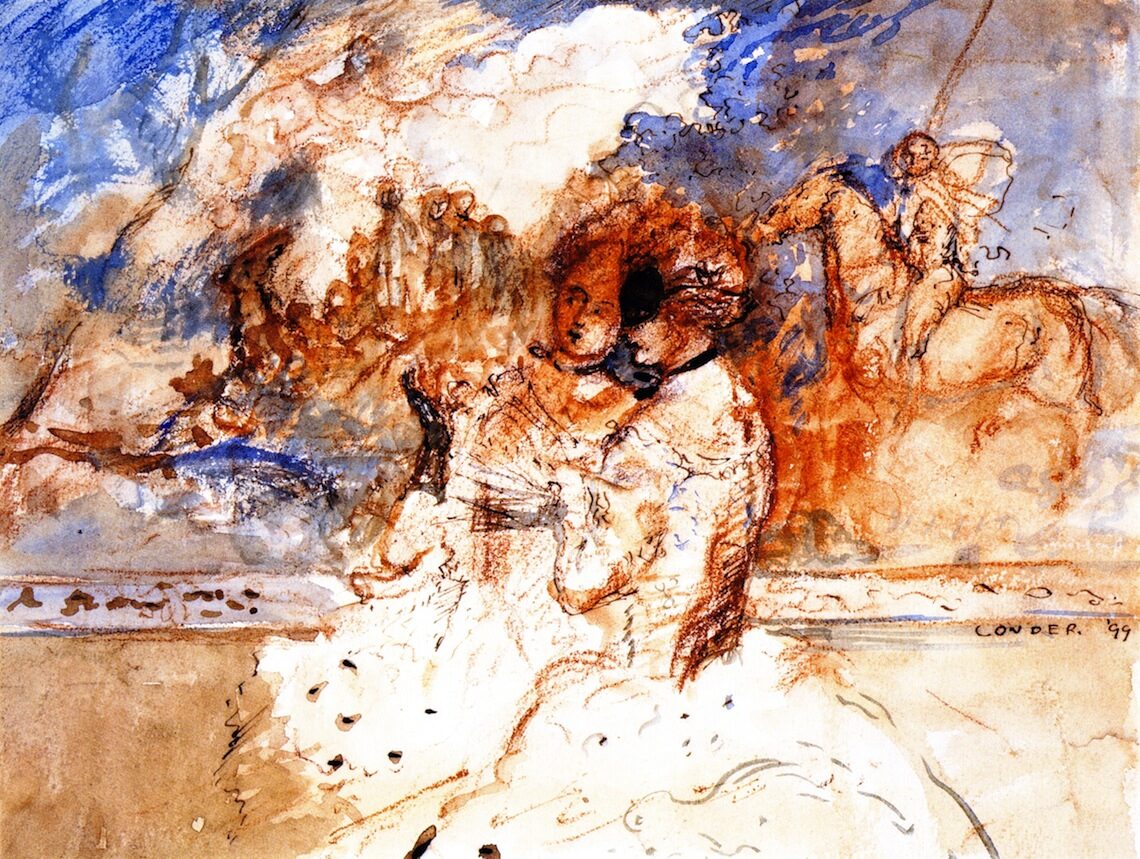 Sketch for a Silk Design by Charles Conder