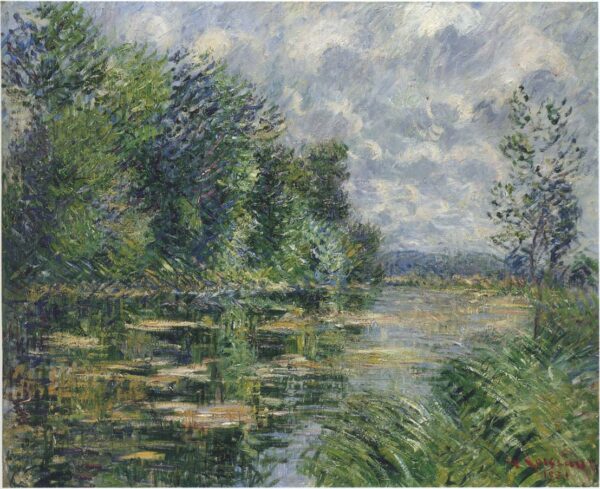 Small Arm of the Seine near Connelle by Gustave Loiseau