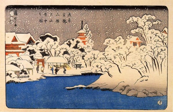 Snow by Utagawa Kuniyoshi