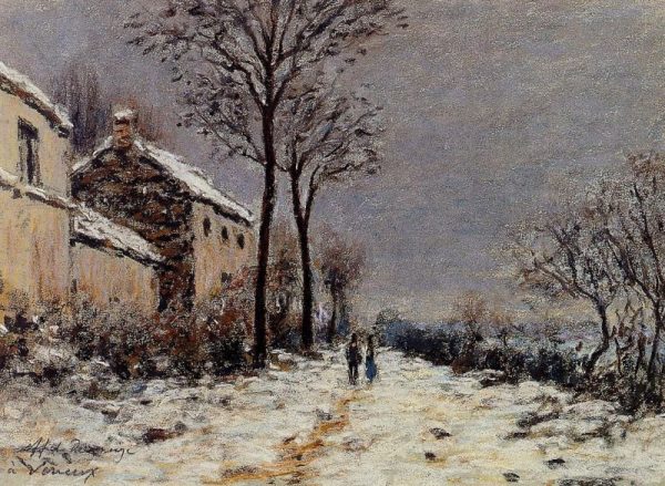 Snow Effect at Veneux II by Alfred Sisley