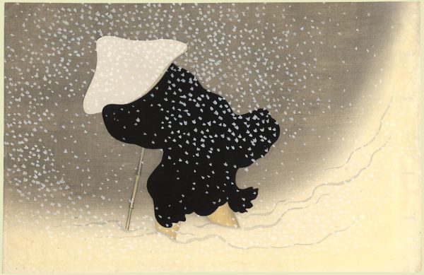 Snow Flurry by Kamisaka Sekka