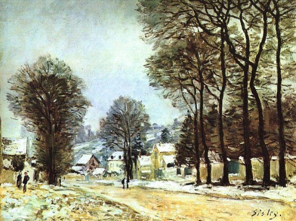 Snow at Louveciennes III by Alfred Sisley