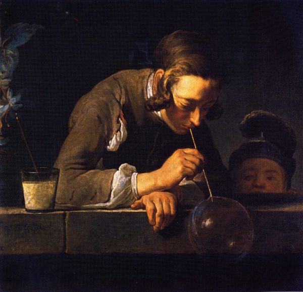 Soap Bubbles by Jean-Baptiste-Simeon Chardin
