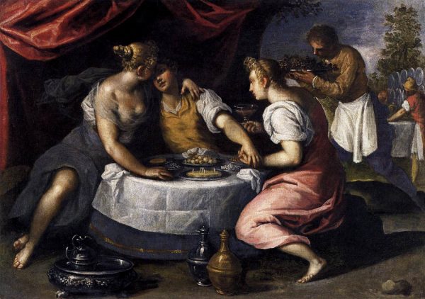 Amusements of the Prodigal Son by Palma Giovane