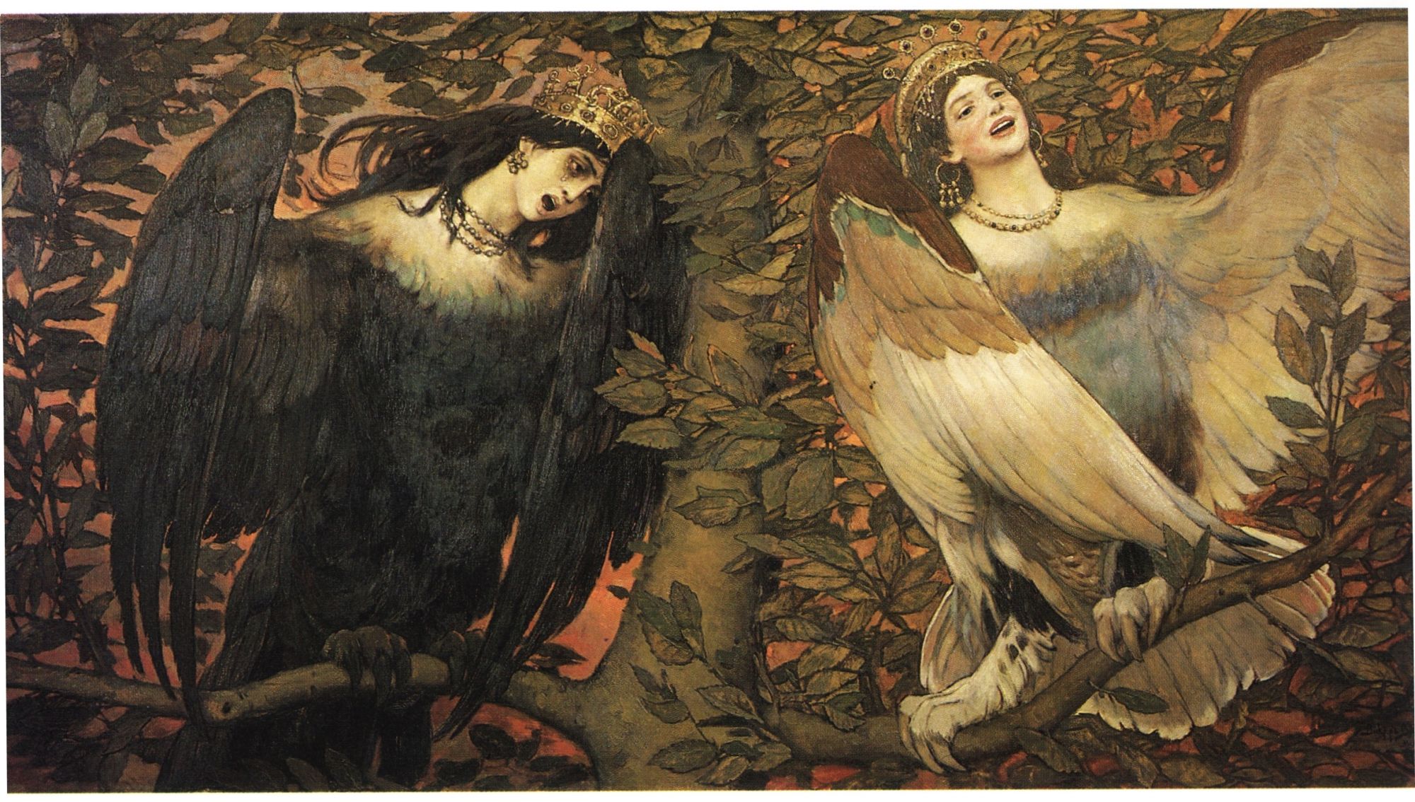 Sirin and Alkonost - Birds of Joy and Sorrow