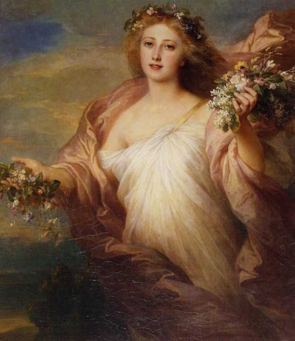 Spring by Franz Xavier Winterhalter