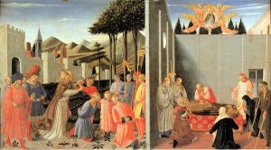 St. Nicolas Frees the Innocent, His Death by Fra Angelico - hand-painted oil reproduction