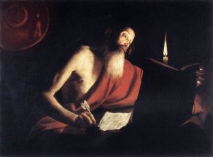 St Jerome by Trophime Bigot - hand-painted oil reproduction
