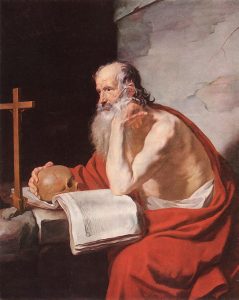 St Jerome by Jacques Blanchard - hand-painted oil reproduction