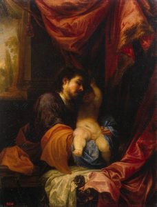 St Joseph and the Infant Christ by Juan Antonio Escalant - hand-painted oil reproduction