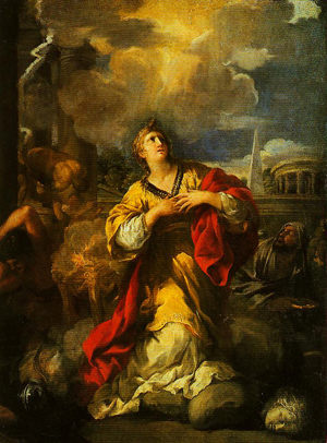 St Martina Refusing to Workship Idols