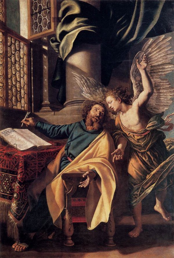 St Matthew and the Angel by Vincenzo Campi