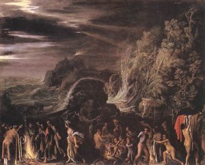 St Paul at Malta by Adam Elsheimer - hand-painted oil reproduction