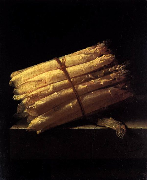 Still-Life with Asparagus by Adriaen Coorte