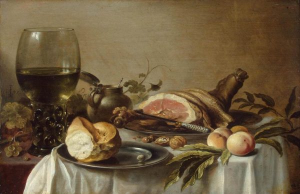 Still life f by Pieter Claesz