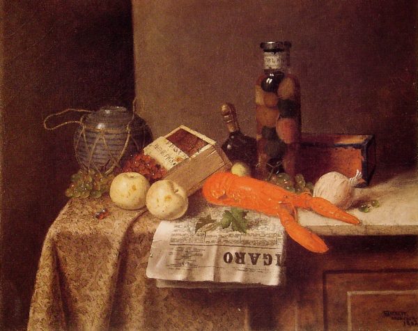 Still Life with Le Figaro by William Michael Harnett
