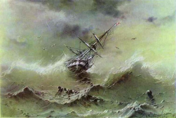 Storm by Ivan Aivazovsky