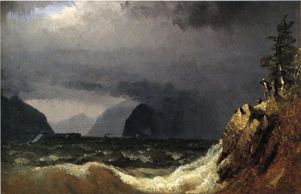 Storm King of the Hudson by Sanford Robinson Gifford