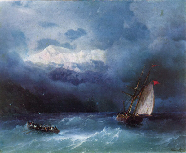 Stormy Sea by Ivan Aivazovsky