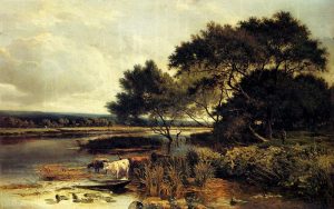 Streatly On Thames by Sidney Richard Percy - hand-painted oil reproduction