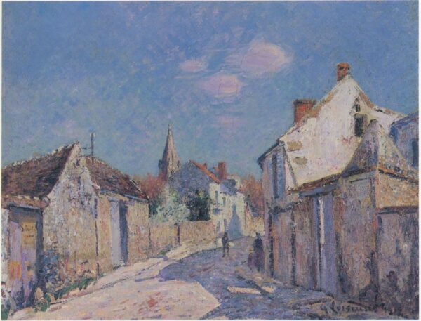 Street in Paris at Ennery by Gustave Loiseau