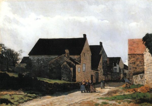 Street of Marlotte by Alfred Sisley