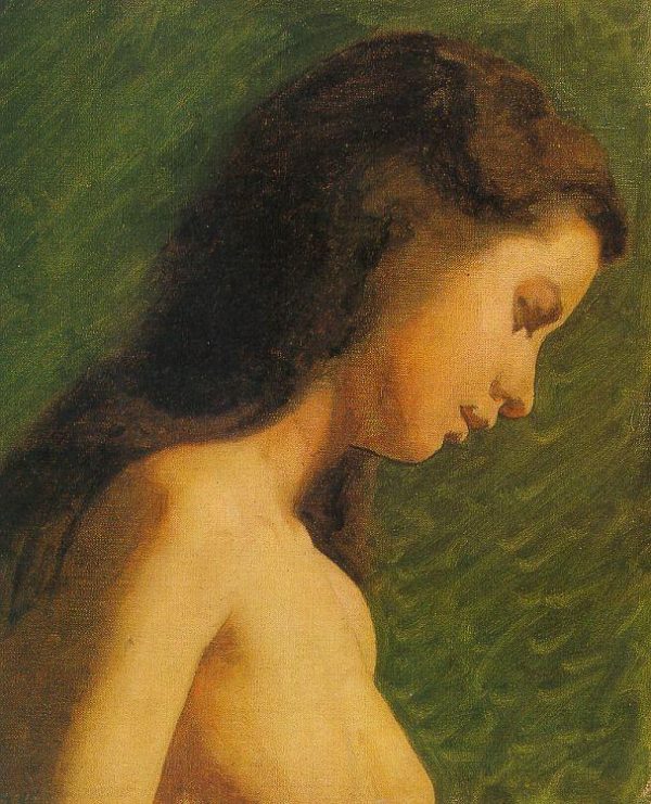 Study of a Girl's Head by Thomas Eakins