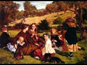 Summertime Gloucestershire by James Archer - hand-painted oil reproduction