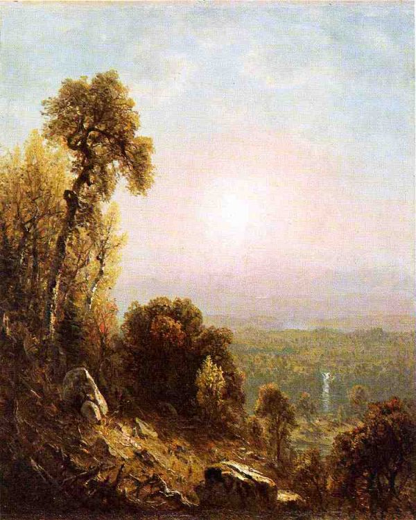 Sunset in the Adirondacks by Sanford Robinson Gifford