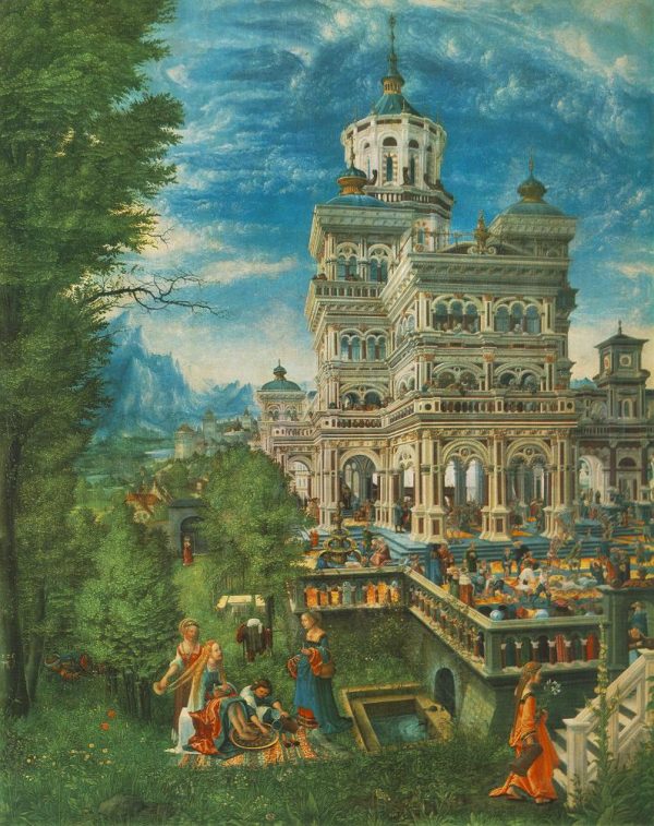 Susanna in the Bath and the Stoning of the Elders by Albrecht Altdorfer