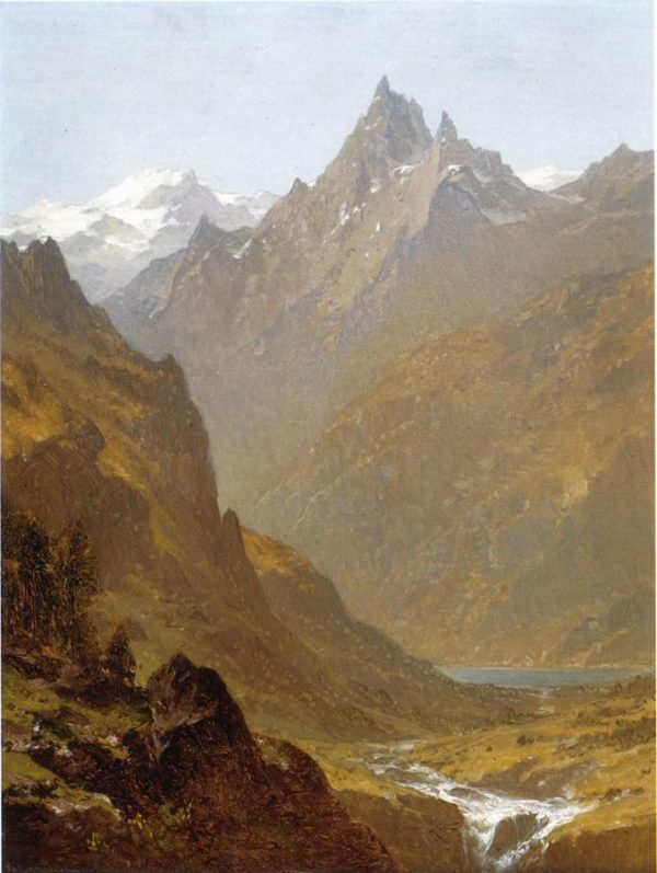 Swiss Scene by Sanford Robinson Gifford