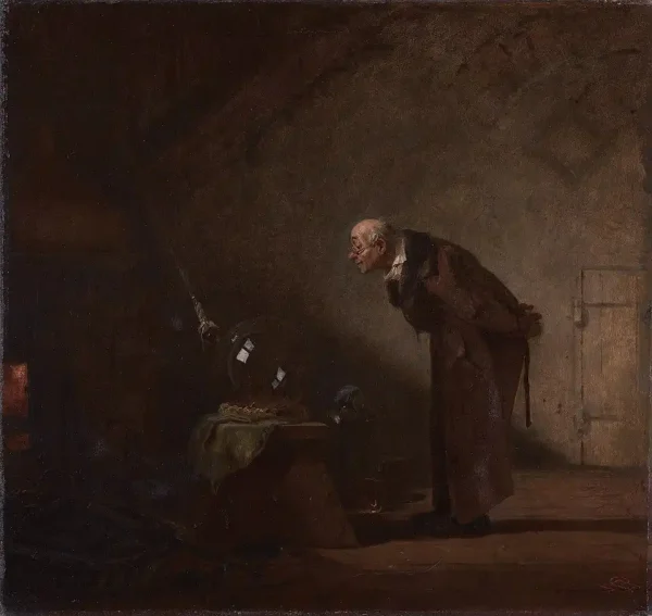 The Alchemist by Carl Spitzweg