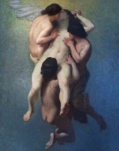 The Cursed Woman by Nicolas Francois Octave Tassaert - hand-painted oil reproduction