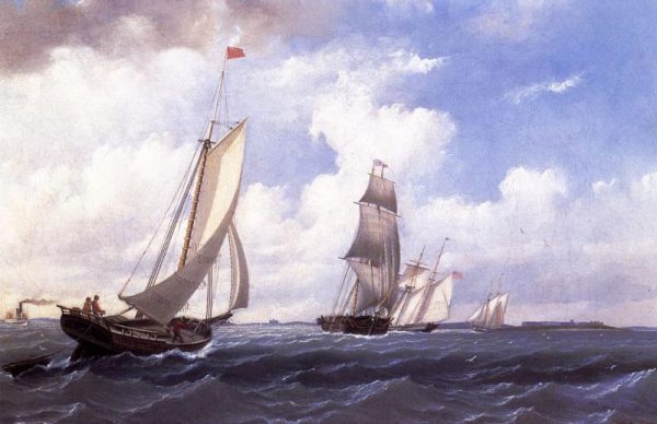 The ' Mary' of Boston Returning to Port by William Bradford