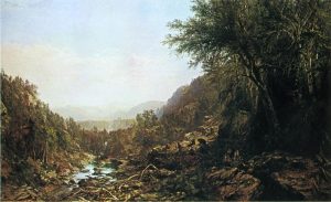 The Adirondacks by James McDougal Hart - hand-painted oil reproduction